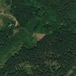 Satellite imagery of [Luhačovice] central heat plant chimney, CZ