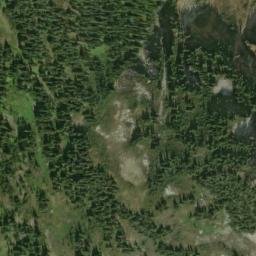 Satellite imagery of Klesilkwa Mountain, CA