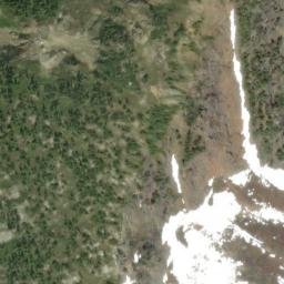 Satellite imagery of Klesilkwa Mountain, CA
