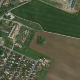 Satellite imagery of [Rebešovice] water t., CZ