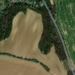 Satellite imagery of [Nížkovice] church t., CZ