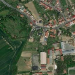 Satellite imagery of [Koryčany] church t., CZ