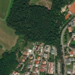 Satellite imagery of [Luhačovice] church t., CZ
