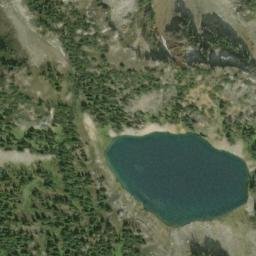 Satellite imagery of Klesilkwa Mountain, CA