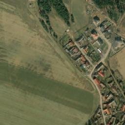 Satellite imagery of [Martínkov] church t., CZ