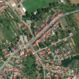 Satellite imagery of [Nedachlebice] church t., CZ