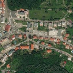 Satellite imagery of [Luhačovice] church t., CZ
