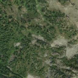 Satellite imagery of Klesilkwa Mountain, CA