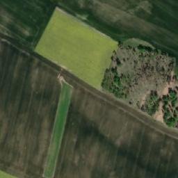 Satellite imagery of hraniční kámen německého řádu, PL