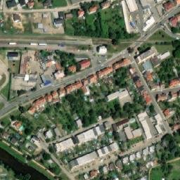 Satellite imagery of [Ivančice] church & outlook t., CZ