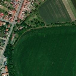 Satellite imagery of [Telnice u Brna] church t., CZ