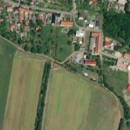 Satellite imagery of [Nedachlebice] church t., CZ