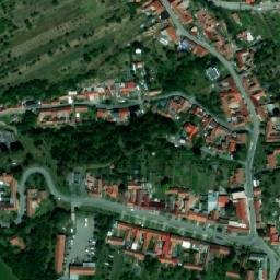 Satellite imagery of [Kobeřice u Brna] church t., CZ