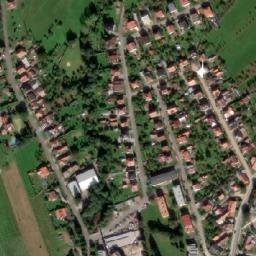 Satellite imagery of [Slavičín] church t., CZ