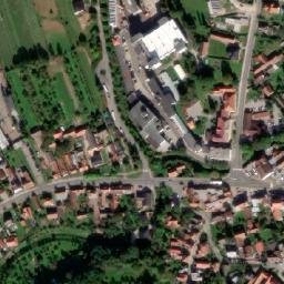 Satellite imagery of [Slavičín] church t., CZ