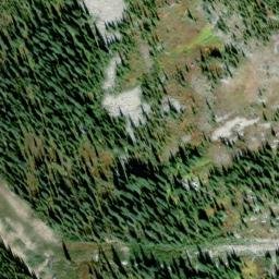 Satellite imagery of Lost Creek Pass, CA