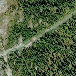 Satellite imagery of Lost Creek Pass, CA