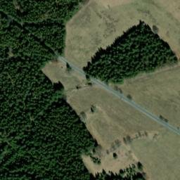 Satellite imagery of Huťská hora, CZ