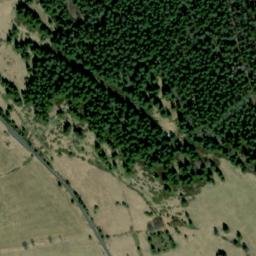Satellite imagery of Huťská hora, CZ