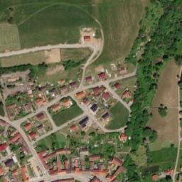 Satellite imagery of [Strunkovice nad Blanicí] church t., CZ