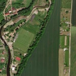 Satellite imagery of [Strunkovice nad Blanicí] church t., CZ