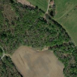 Satellite imagery of [Zahájí u Hluboké nad Vltavou] church t., CZ