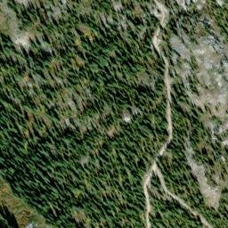 Satellite imagery of Lost Creek Pass, CA