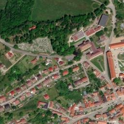 Satellite imagery of [Vlachovo Březí] church t., CZ