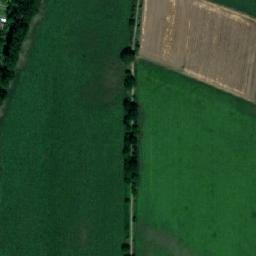 Satellite imagery of [Měnín] church t., CZ