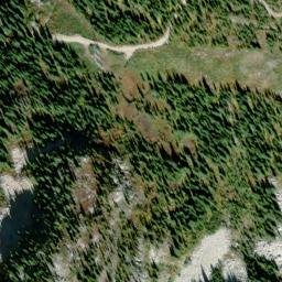 Satellite imagery of Lost Creek Pass, CA