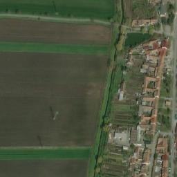 Satellite imagery of [Měnín] church t., CZ