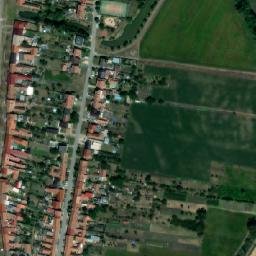 Satellite imagery of [Měnín] church t., CZ