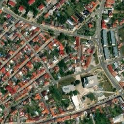 Satellite imagery of [Staré Město u Uherského Hradiště] church outlook t., CZ
