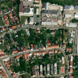 Satellite imagery of [Staré Město u Uherského Hradiště] church outlook t., CZ