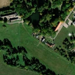 Satellite imagery of [Dačice] church t., CZ