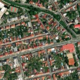 Satellite imagery of [Staré Město u Uherského Hradiště] church outlook t., CZ
