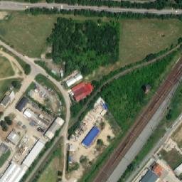 Satellite imagery of Sugar factory [Staré Město u Uh.Hr.] factory chimney, CZ