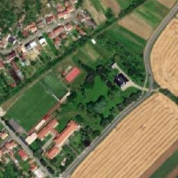 Satellite imagery of [Prakšice] church t., CZ