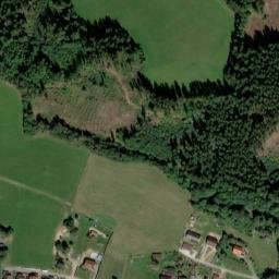 Satellite imagery of [Svatá Maří] church t., CZ