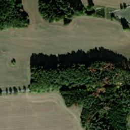 Satellite imagery of Mikešův les, CZ