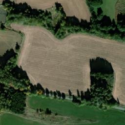 Satellite imagery of Mikešův les, CZ