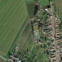 Satellite imagery of [Bratčice] church t., CZ