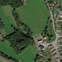 Satellite imagery of [Svatá Maří] church t., CZ