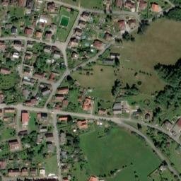 Satellite imagery of [Svatá Maří] church t., CZ