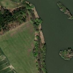 Satellite imagery of Schiedel [Zliv u Č. Budějovic] fireclay factory chimney, CZ