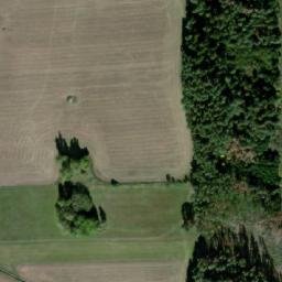 Satellite imagery of Mikešův les, CZ