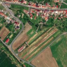 Satellite imagery of [Prakšice] church t., CZ