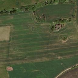 Satellite imagery of [Husinec] cemetery church t., CZ