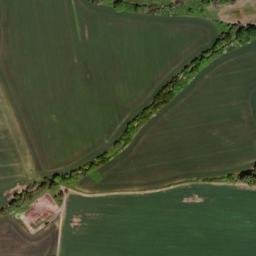 Satellite imagery of [Husinec] cemetery church t., CZ