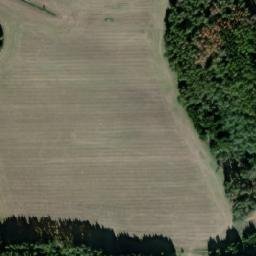 Satellite imagery of Mikešův les, CZ